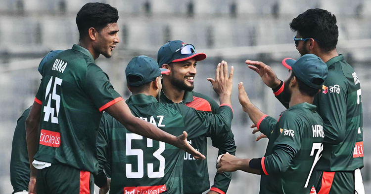বাংলাদেশের ঝড়; পাকিস্তানকে ৮ উইকেটে হারিয়ে রেকর্ড জয়