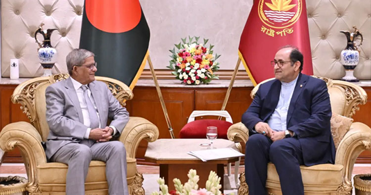 রাষ্ট্রপতির সঙ্গে ইরানের রাষ্ট্রদূতের সৌজন্য সাক্ষাৎ