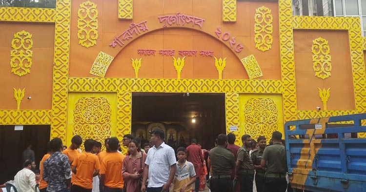 বিজয়া দশমী উপলক্ষে প্রতিমা বিসর্জনের প্রস্তুতি, নিরাপত্তা জোরদার