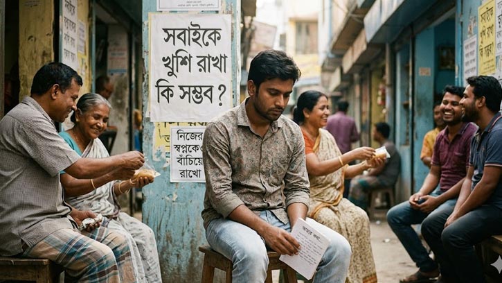 সবাইকে খুশি রাখার চাপে কি নিজেকে হারাচ্ছেন?