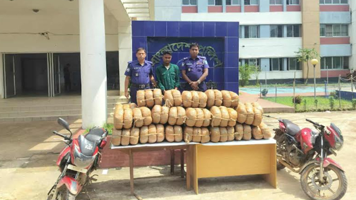 বিজয়নগরে ১৭০ কেজি গাঁজাসহ গ্রেফতার ১