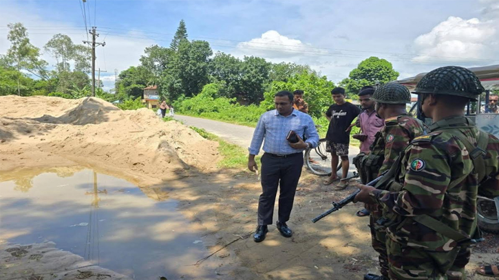 শ্রীমঙ্গলে অবৈধভাবে বালু উত্তোলনে প্রশাসন কঠোর অবস্থানে