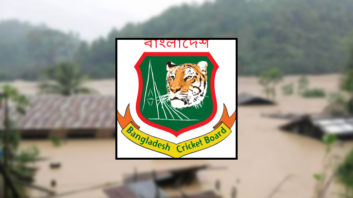 বন্যার্ত মানুষের পাশে দাঁড়ানোর ঘোষণা বিসিবির
