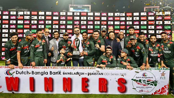 শ্বাসরুদ্ধকর লড়াইয়ে পাকিস্তানকে হারিয়ে সিরিজ জিতল বাংলাদেশ