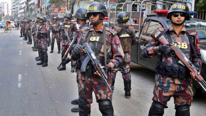 নাটোরে নির্বাচনে ১৪ প্লাটুন বিজিবি দায়িত্বে