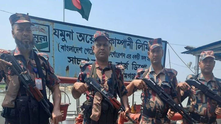 জ্বালানি তেলের ১৯ ডিপোতে নিরাপত্তা জোরদার, বিজিবি মোতায়েন