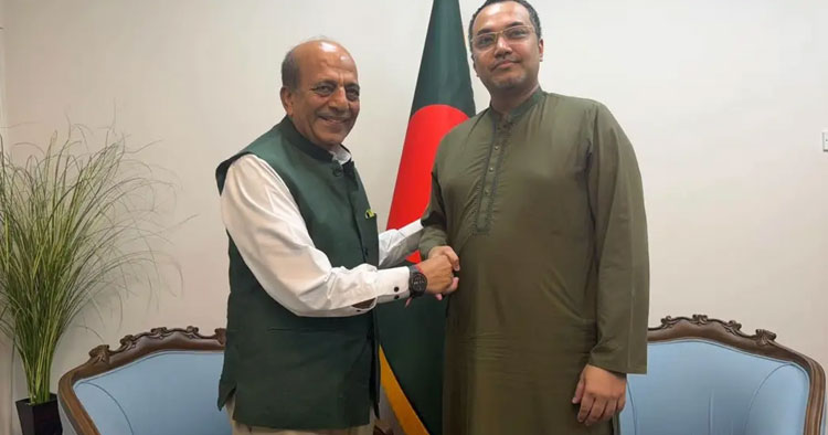 মাহদী আমিনের সঙ্গে ভারতীয় হাইকমিশনারের সাক্ষাৎ