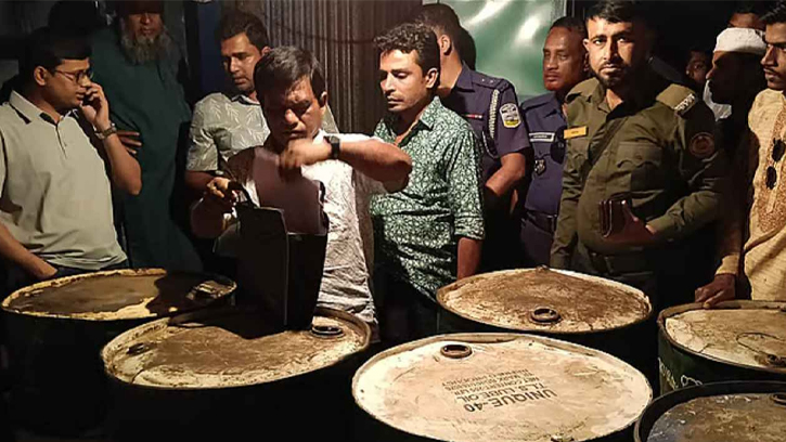অবৈধ মজুদ ৩ লাখ ৭২ হাজার লিটার জ্বালানি  তেল উদ্ধার
