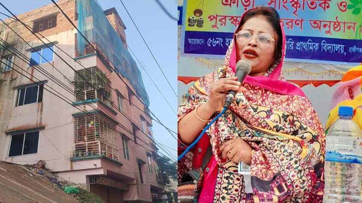 দেশি মুরগি কিনে খেতে না পারা সেই শিক্ষিকার আছে ৫ তলা বাড়ি