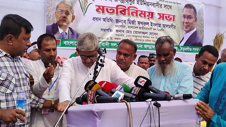 মতবিনিময় সভায় হঠাৎ অসুস্থ মির্জা ফখরুল