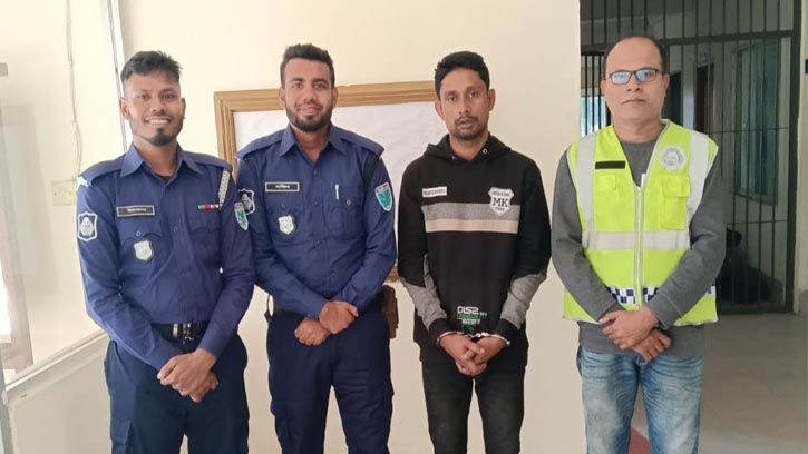 কমলগঞ্জে ১৪ বছরের সাজাপ্রাপ্ত আসামি গ্রেফতার