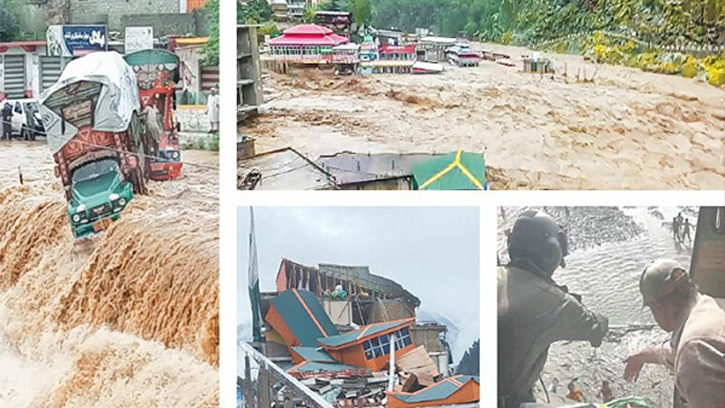 পাকিস্তানে বন্যার তাণ্ডব,নববধূর পরিবারের ২৪ জন নিহত