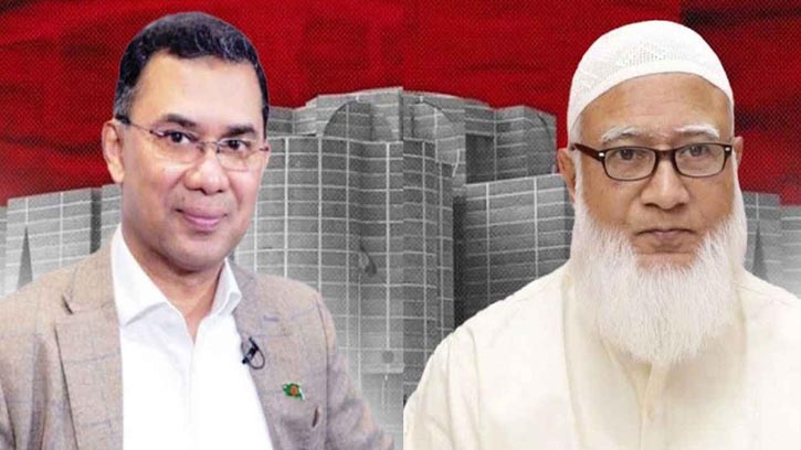 স্বপরিবারে তারেক রহমানকে সুস্বাগতম জানালেন জামায়াত আমির