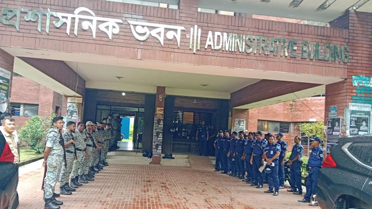 জাকসু নির্বাচনে নিরাপত্তা জোরদার, চার স্তরে পুলিশ মোতায়েন
