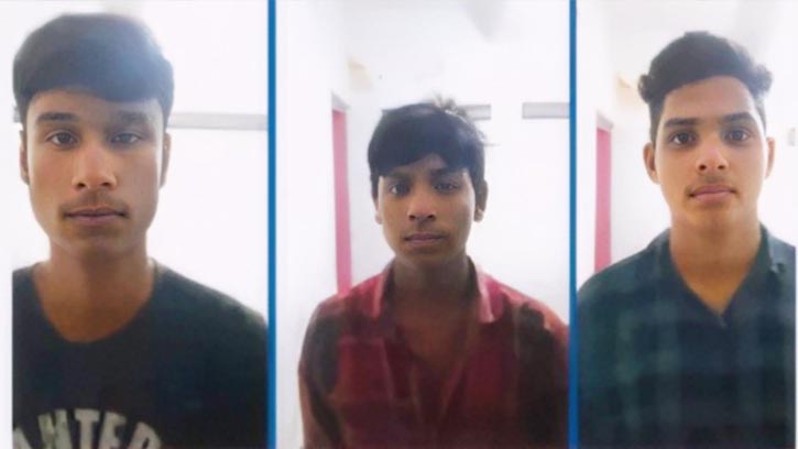কলেজছাত্রীর গোসলের ভিডিও ধারণ করে ব্ল্যাকমেইল: ৩ যুবক আটক 