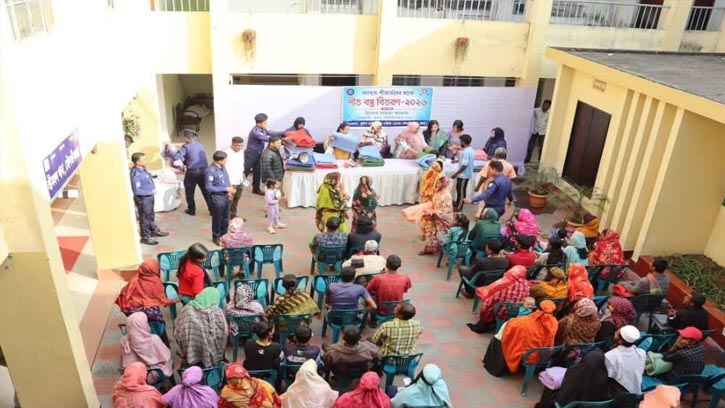 শ্রীমঙ্গলে শীতার্তদের মধ্যে কম্বল বিতরণ