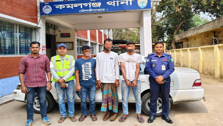 নারীকে অপহরণের চেষ্টা, তিন জন গ্রেফতার