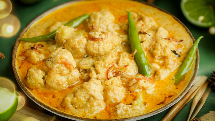 রাজকীয় স্বাদের ফুলকপির কোরমা