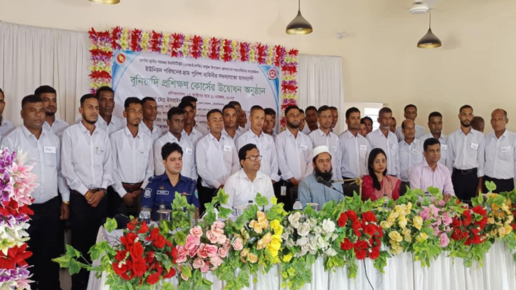 কুলাউড়ায় গ্রাম পুলিশ সদস্যদের মাসব্যাপী প্রশিক্ষণের উদ্বোধন