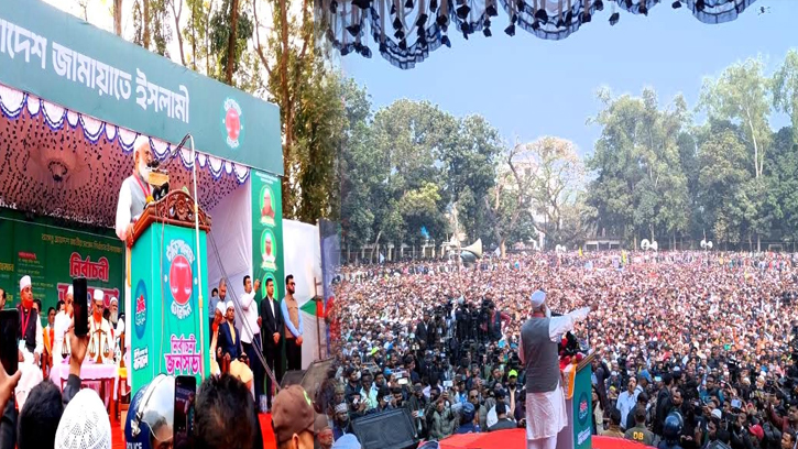 স্থানীয় উন্নয়ন নিয়ে পলাশবাড়ী জনসভায় বক্তব্য রাখলেন ডা. শফিকুর রহমান