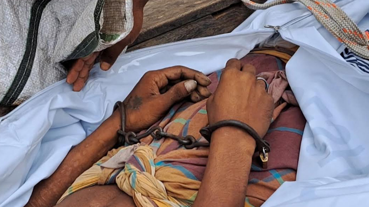 গোবিন্দগঞ্জে হাতে-পায়ে শিকল বেরি পরা মরদেহ উদ্ধার 