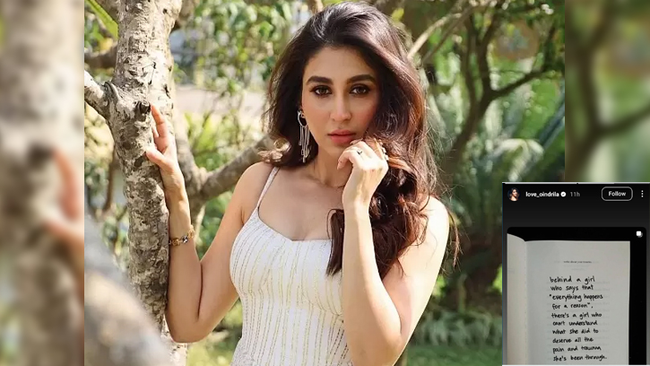 ইঙ্গিতপূর্ণ পোস্টে মুখ খুললেন ঐন্দ্রিলা সেন