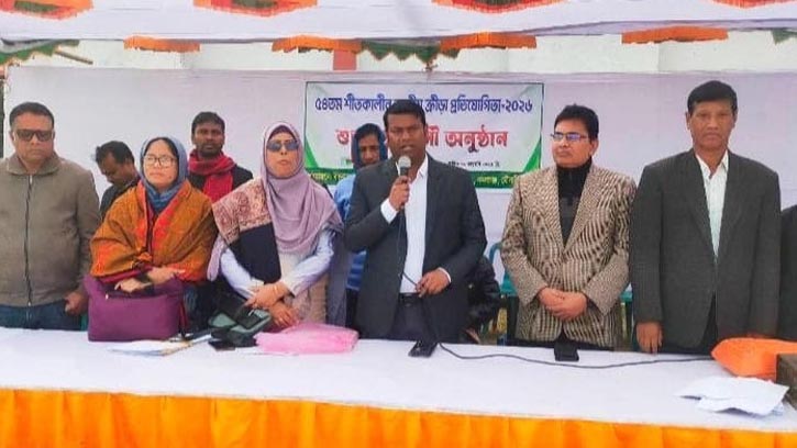 কমলগঞ্জে ৫৪-তম শীতকালীন জাতীয় ক্রীড়া প্রতিযোগিতার উদ্বোধন