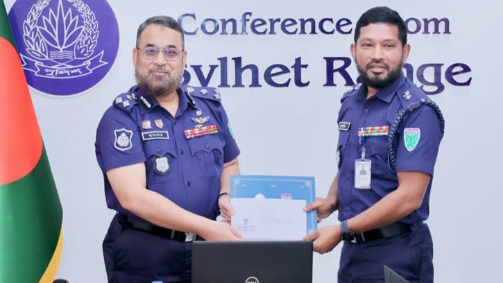 সিলেট বিভাগে শ্রেষ্ঠ মৌলভীবাজার পুলিশ সুপার 