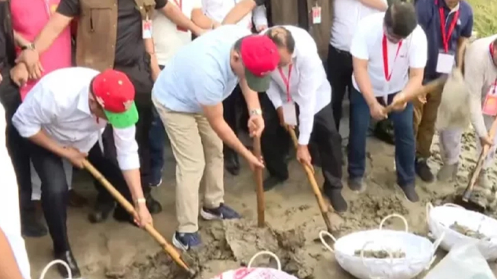 ত্রিশালে ধরার খাল পুনঃখনন প্রকল্পের উদ্বোধন প্রধানমন্ত্রীর