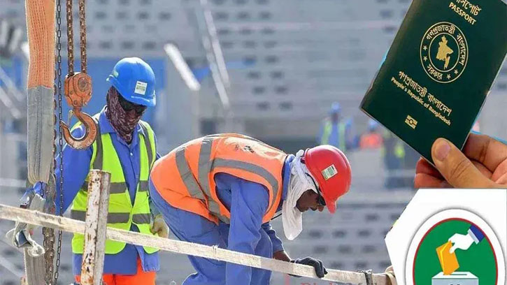 প্রবাসীদের জন্য পাসপোর্ট ছাড়াই ভোটার হওয়ার সুযোগ