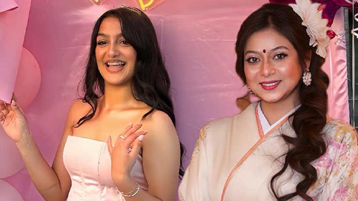 মেয়ের ১৪তম জন্মদিনে ব্যতিক্রমী সাজে শাবনূর