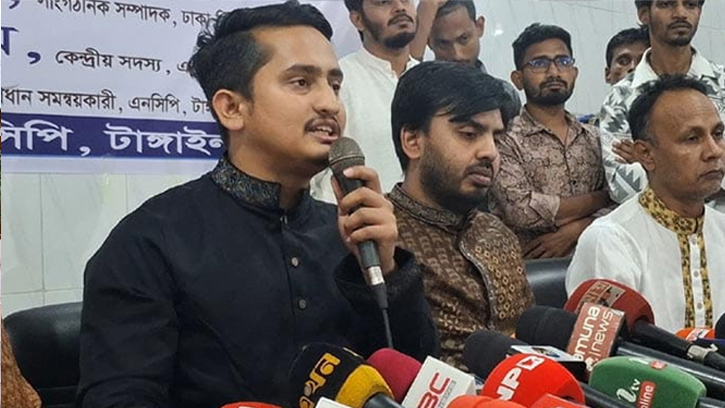 সারজিস আলমের দৃঢ় ঘোষণা—‘শাপলাই আমাদের প্রতীক’