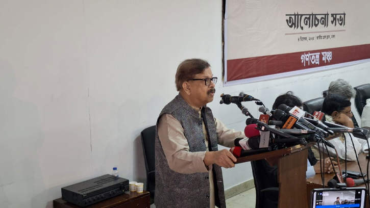 নির্বাচন ছাড়া কোনো পথ নেই: মাহমুদুর রহমান মান্না