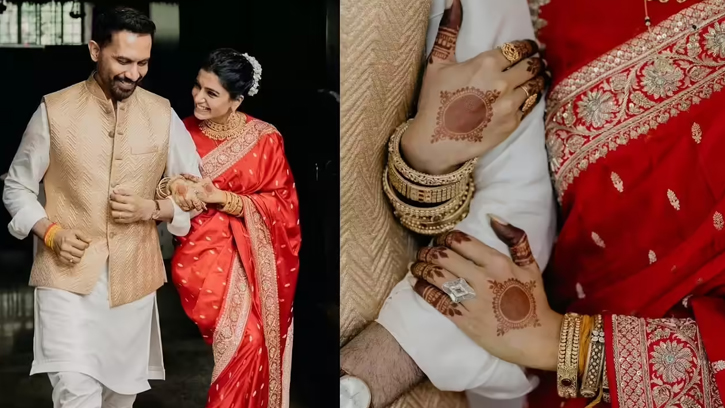 মেহেদি, বেনারসি আর হাসি: সামান্থার বিশেষ দিন