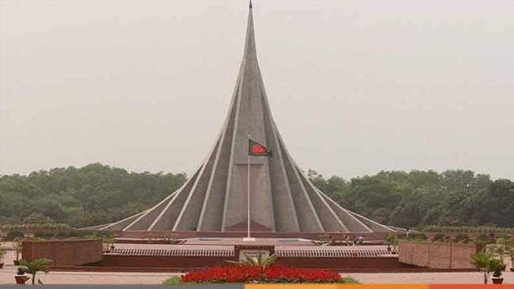 বিজয় দিবসে শ্রদ্ধা নিবেদনে প্রস্তুত জাতীয় স্মৃতিসৌধ 