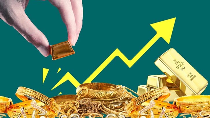 একদিনের ব্যবধানে আরও বাড়লো সোনার দাম