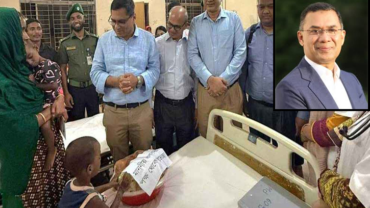 হামে আক্রান্ত যমজ শিশুদের পাশে দাঁড়ালেন প্রধানমন্ত্রী