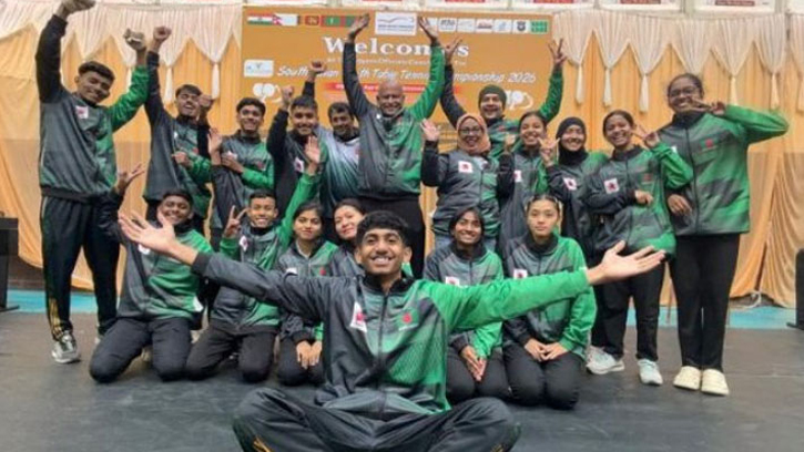 দক্ষিণ এশিয়ান টেবিল টেনিসে বাংলাদেশের ঝড়, ৮ পদক নিশ্চিত