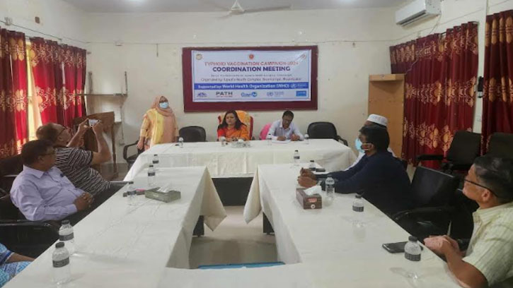 শ্রীমঙ্গল উপজেলায় স্বাস্থ্য কমপ্লেক্সে টাইফয়েড টিকাদানে কর্মসূচির সমন্বয়ক সভা 