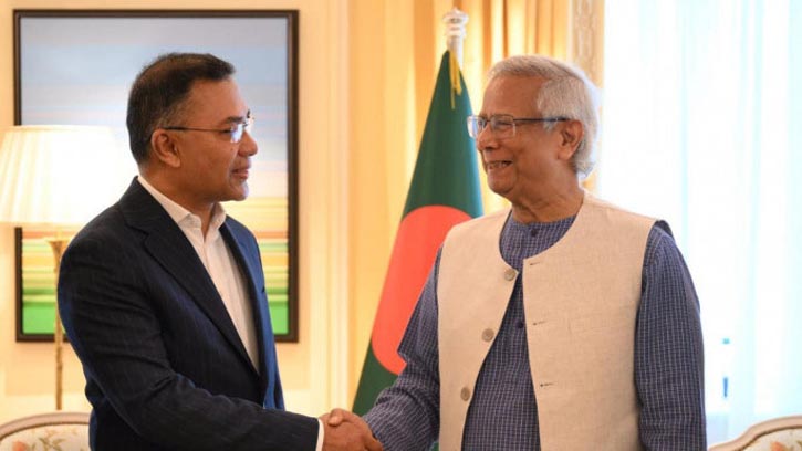 তারেক রহমানকে শুভেচ্ছা জানালেন প্রধান উপদেষ্টা