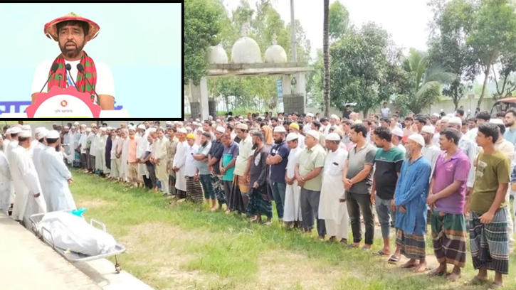 কৃষক কার্ড পাওয়া সেই কবির হোসেনের দাফন সম্পন্ন