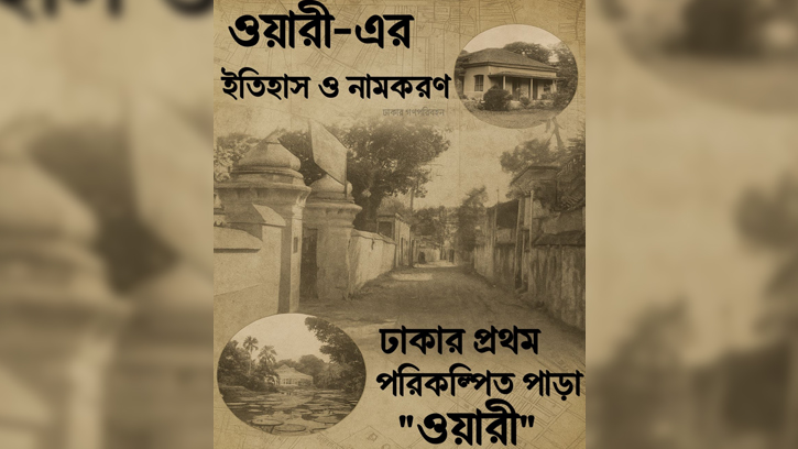পুরান ঢাকার হৃদয়ে ঢাকার প্রথম পরিকল্পিত মহল্লা- ওয়ারী