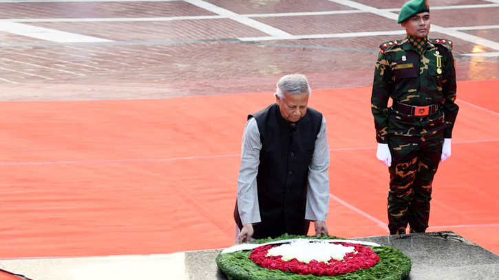 প্রধান উপদেষ্টা স্মরণ করলেন শহীদ বুদ্ধিজীবীদের