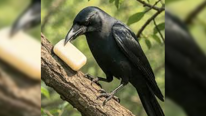কাক সাবান চুরি করে কেন?