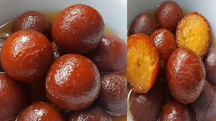 গমের আটা গোলাপ যামুন মিষ্টি 
