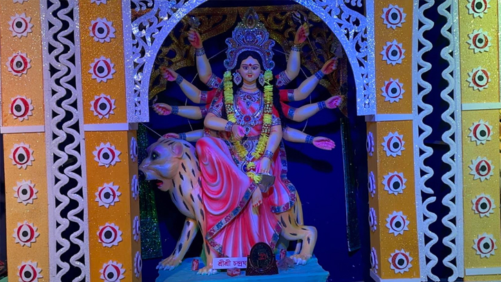 ৯ দিন ব্যাপী নবদুর্গা পূজা শুরু শ্রীমঙ্গলে