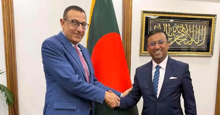 ফিলিস্তিনের প্রতি বাংলাদেশের সমর্থন পুনর্ব্যক্ত, পররাষ্ট্র উপদেষ্টার সঙ্গে রাষ্ট্রদূতের বৈঠক