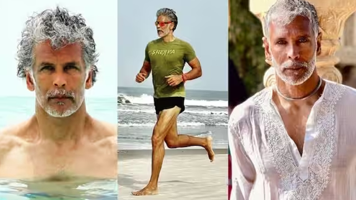 ৬০ বছরেও ফিট থাকার রহস্য প্রকাশ মিলিন্দ সোমানের