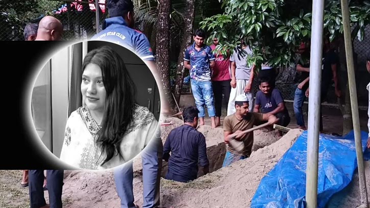 আব্দুল্লাহপুরে কারিনা কায়সারের দাফন সম্পন্ন