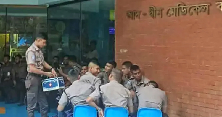 লাইসেন্স বাতিলের পর আদ্-দ্বীন হাসপাতালে পুলিশ মোতায়েন
